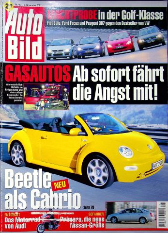 Deckblatt Auto Bild (46/2001)